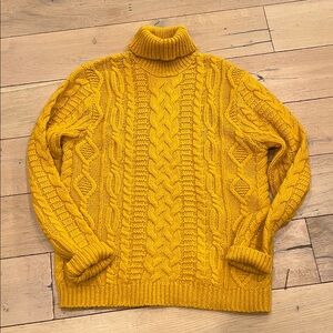 ASOS mustard colored sweater, medium